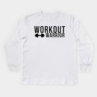 Workout Warrior Kids Long Sleeve T-Shirt